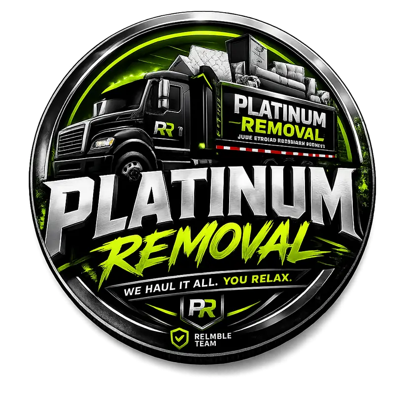 Platinum Removal emblem - we haul it all, you relax